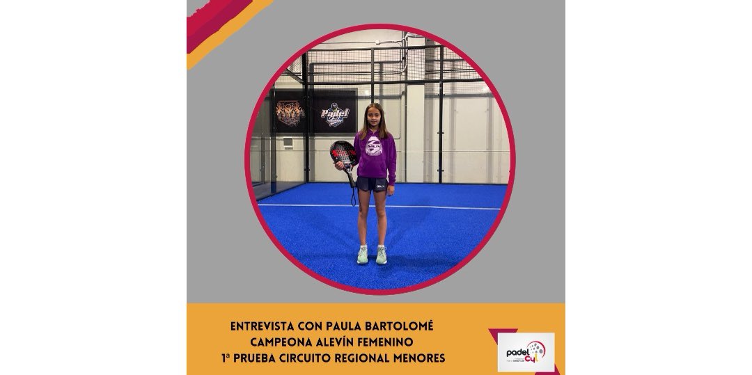 fpadelcyl's tweet photo. Seguimos conociendo a las más jóvenes promesas de la cantera Padelcyl. Hoy compartimos la entrevista a Paula Bartolomé.
Podéis acceder a ella en el enlace: https://t.co/qiyzUPmVNv
#padelcylmenores #padelcyl #padelbase #padelaranda #padelburgos https://t.co/tHEAoCnvf0