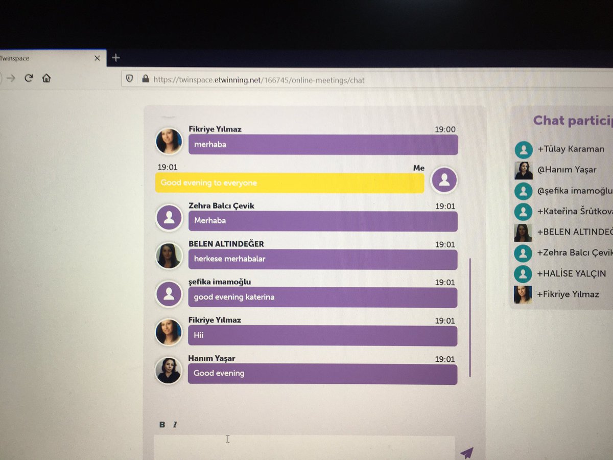 Teacher’s chat meeting-8th April