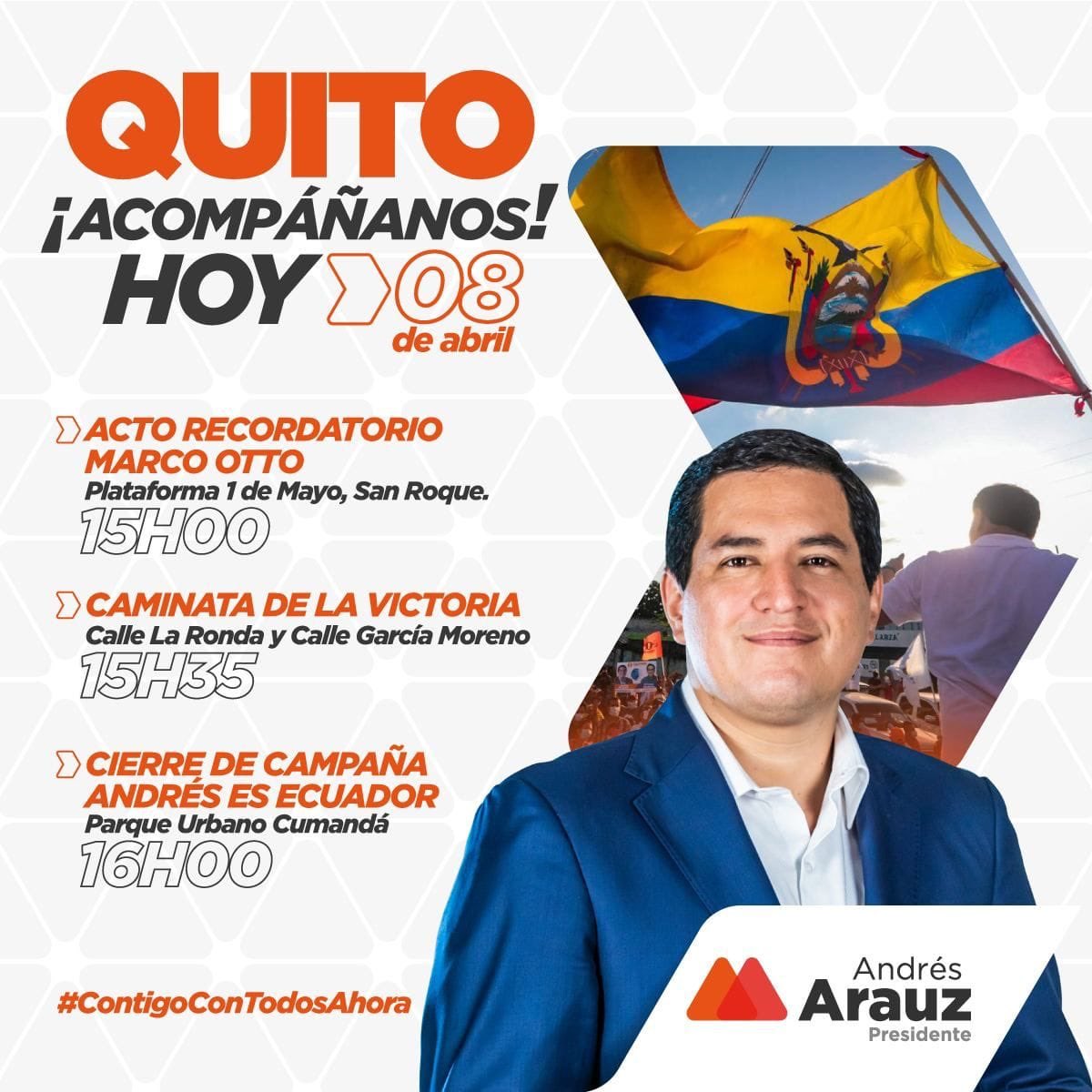 ¡Quito acompáñanos esta tarde! 

Sigue la transmisión por mis redes sociales.

#ContigoConTodosAhora 🌄