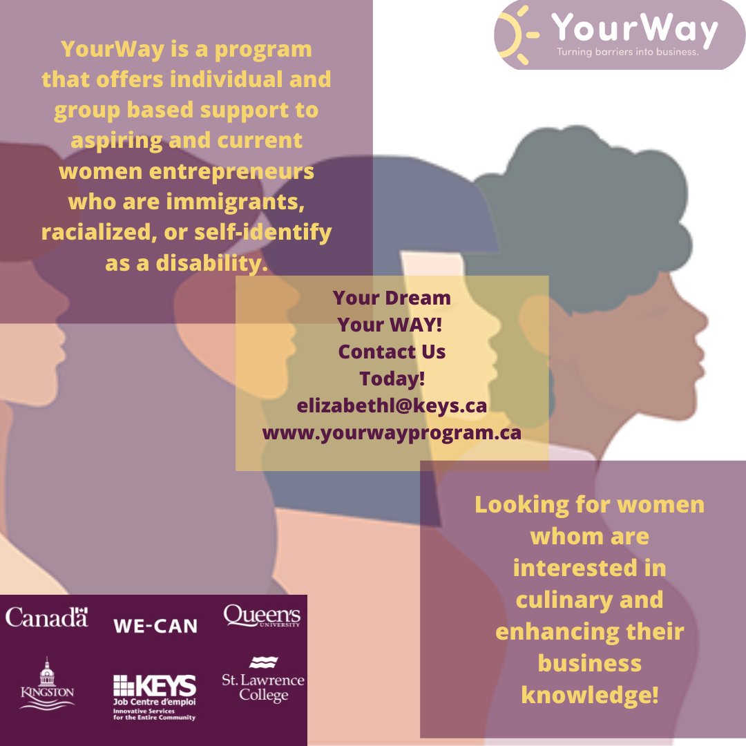 We are looking for Participants for our next cohort! Check out the YourWay website for more information! Link is in bio 💜💛
#ygk #ygkbusiness #yourway #wecan #slc #queens #keys #womeninbusiness #womenentrepreneurs #food #culinary