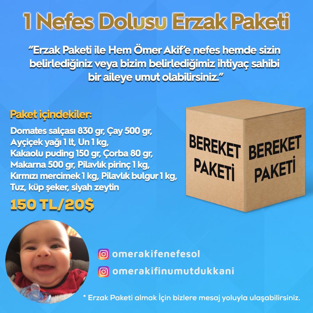 Sizlerde 1 Koli Ramazan Erzak Paketi alarak benim ilacıma kavuşmama vesile olabilirsiniz ayrıca bir aileyi bu mübarek ayda mutlu edebilirsiniz, Dilerseniz sizin belirlediğiniz Aileye, Dilerseniz de bizlerin belirlediği ihtiyaç sahiplerine gönderilecektir,