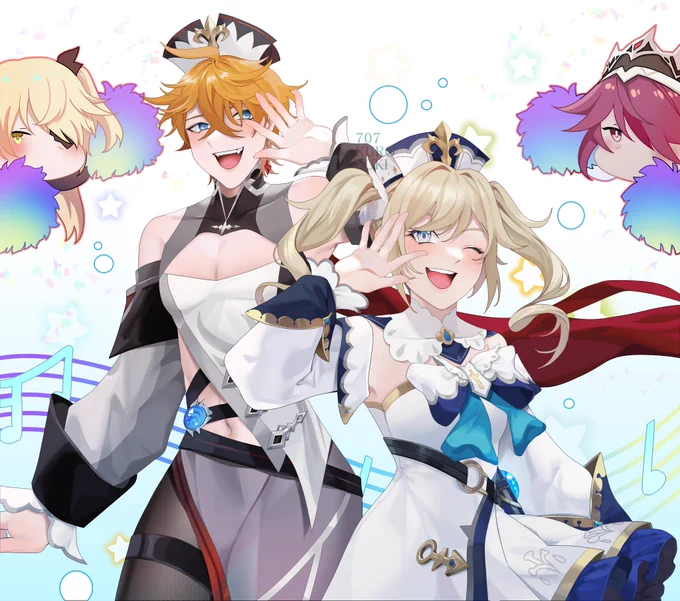 Barbara/Tartaglia, Ikuyoooooo~
 #原神 #GenshinImpact 