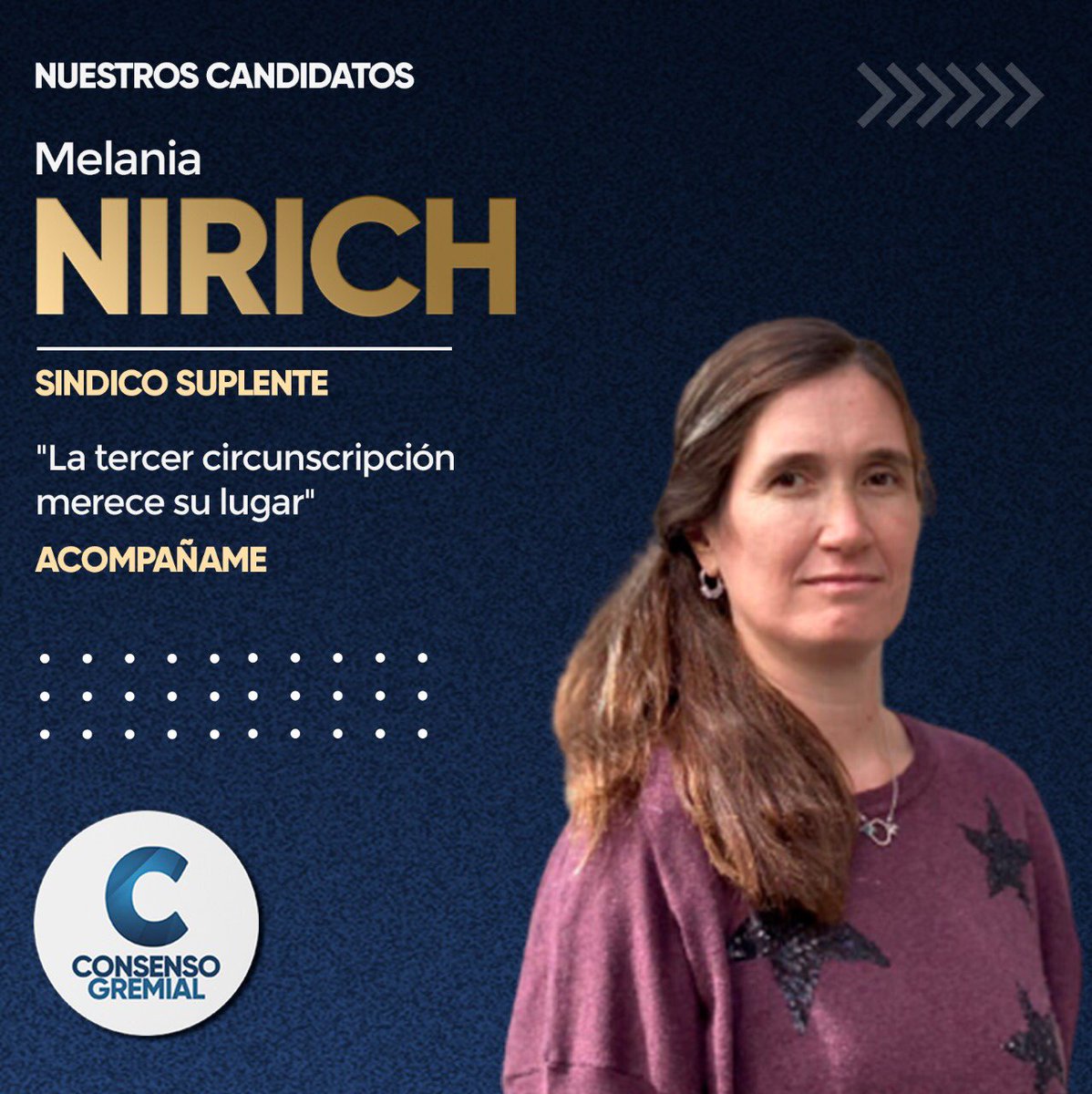 bases_colabro's tweet photo. Elecciones Caja de Jubilaciones I Te presentamos a nuestros candidatos! 🗣️

🔹 Jorge Rogelio COLOMBO BERRA, como Director Titular
🔹 María Angélica MACCAGNO, como Directora Suplente
🔹 Francisco Ricardo NETRI, como Síndico Titular
🔹 Melania NIRICH, como síndica suplente https://t.co/WNYjDlKjkO