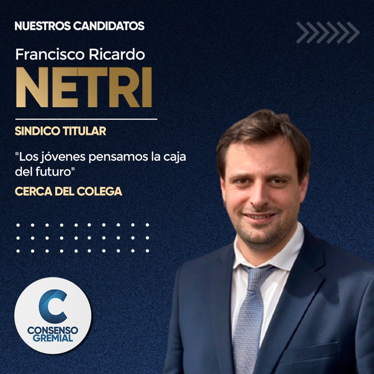 bases_colabro's tweet photo. Elecciones Caja de Jubilaciones I Te presentamos a nuestros candidatos! 🗣️

🔹 Jorge Rogelio COLOMBO BERRA, como Director Titular
🔹 María Angélica MACCAGNO, como Directora Suplente
🔹 Francisco Ricardo NETRI, como Síndico Titular
🔹 Melania NIRICH, como síndica suplente https://t.co/WNYjDlKjkO
