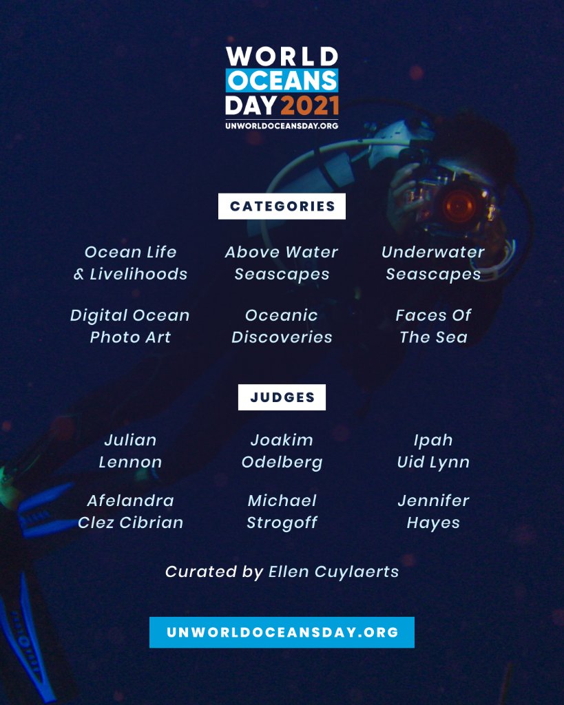 In addition to its role as presenting partner to UN World Oceans Day 2021, Blancpain looks forward to supporting this year's photo competition, curated by <a href="/EllenCuylaerts/">Cuylaerts</a> Find out more on: bit.ly/3mtalV3
<a href="/DivePhotoGuide/">DivePhotoGuide - Underwater Photography & Video</a> <a href="/OceanicGlobal/">Oceanic Global</a> <a href="/UN/">United Nations</a>  #UNWorldOceansDay