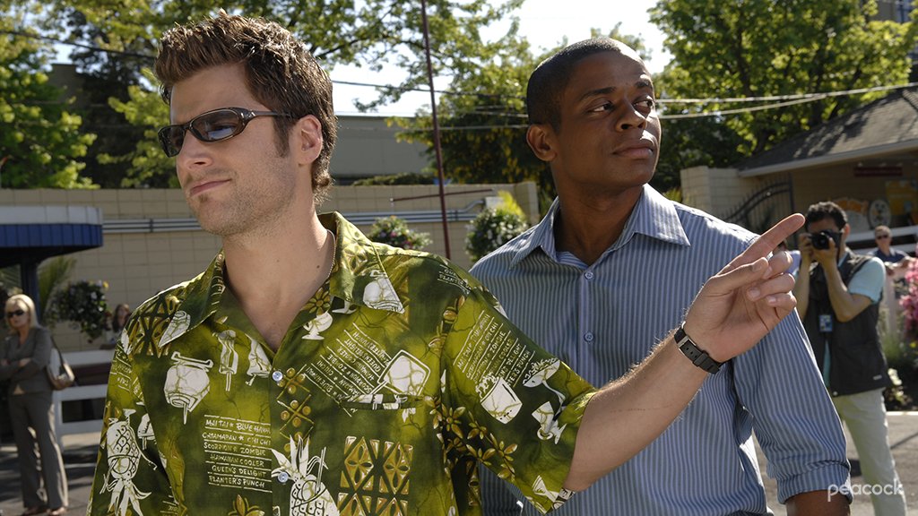 Shawn and Gus on  @PsychPeacock