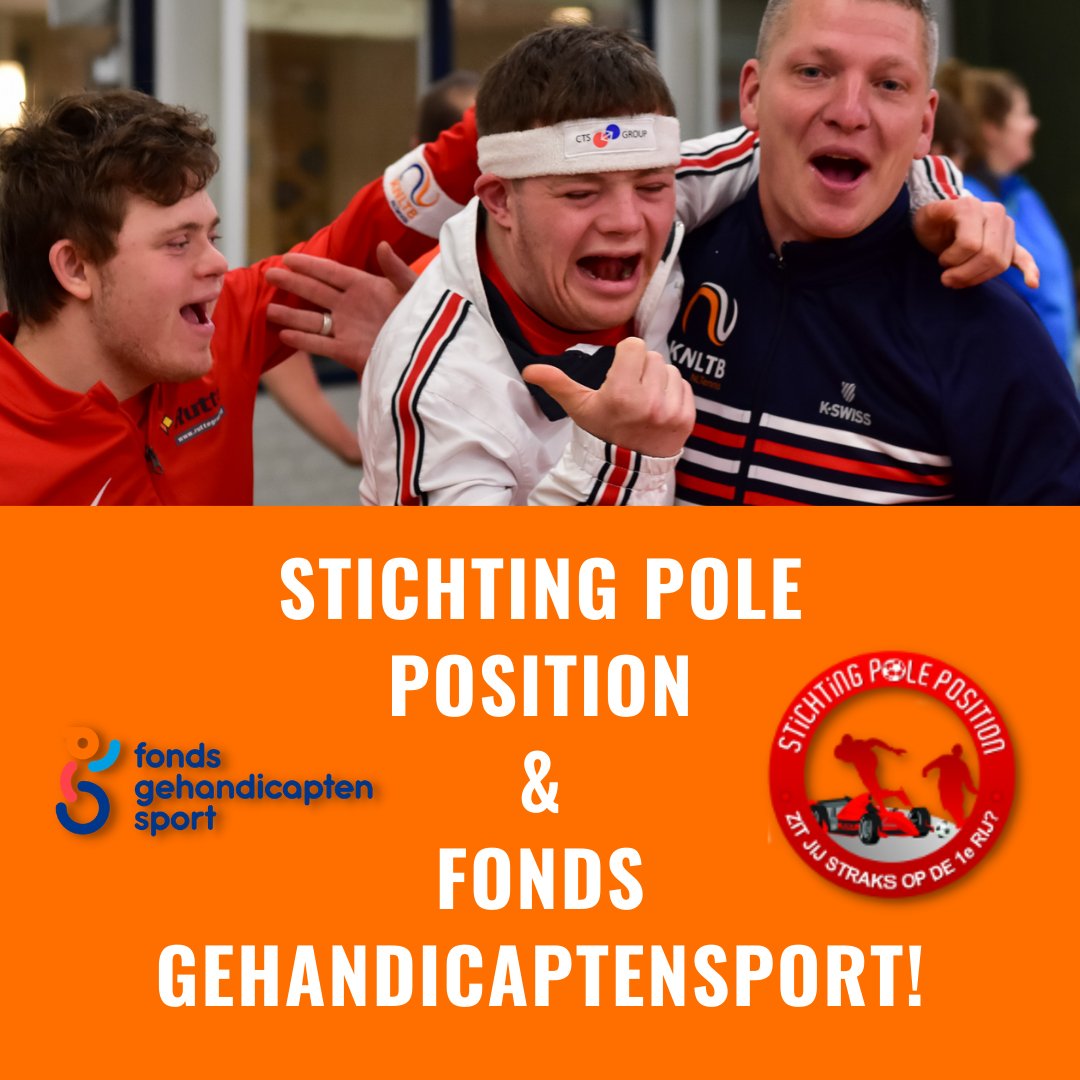 StgPolePosition's tweet image. Super nieuws! We slaan de handen ineen met Fonds Gehandicaptensport. 

Van elke donatie gaat 50% naar onze stichting. Zo staan we samen als één team achter sporters met een handicap.

#stichtingpoleposition #fondsgehandicaptensport