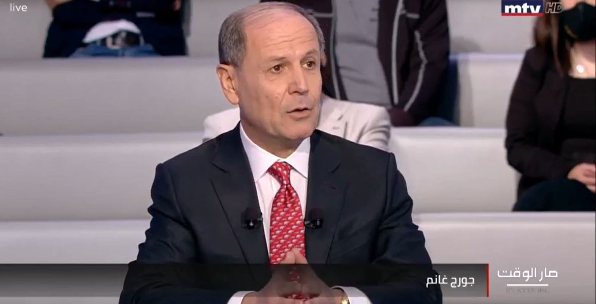 sarelwa2et's tweet photo. #جورج_غانم لـ #صار_الوقت : لو كنت مكان المسؤولين لشعرت بالخجل من ما قاله لودريان بحق الطبقة السياسية بالامس #لبنان https://t.co/iFQMMg8We1
