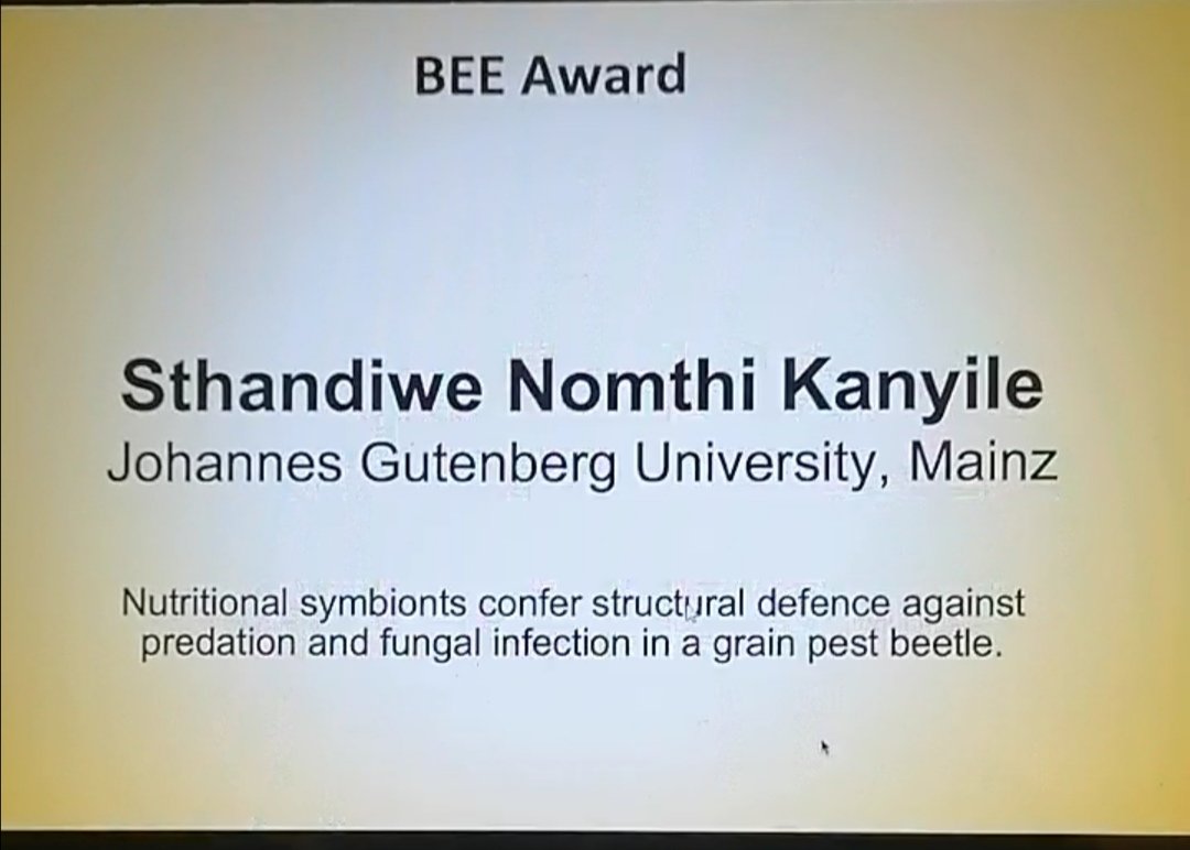 KhanyileNomthi's tweet photo. Thank you for a wonderful 2 days! I am also "unBEElievably" excited and humbled by this Award🤩 #BEE2020 https://t.co/rcbeuxDRjI