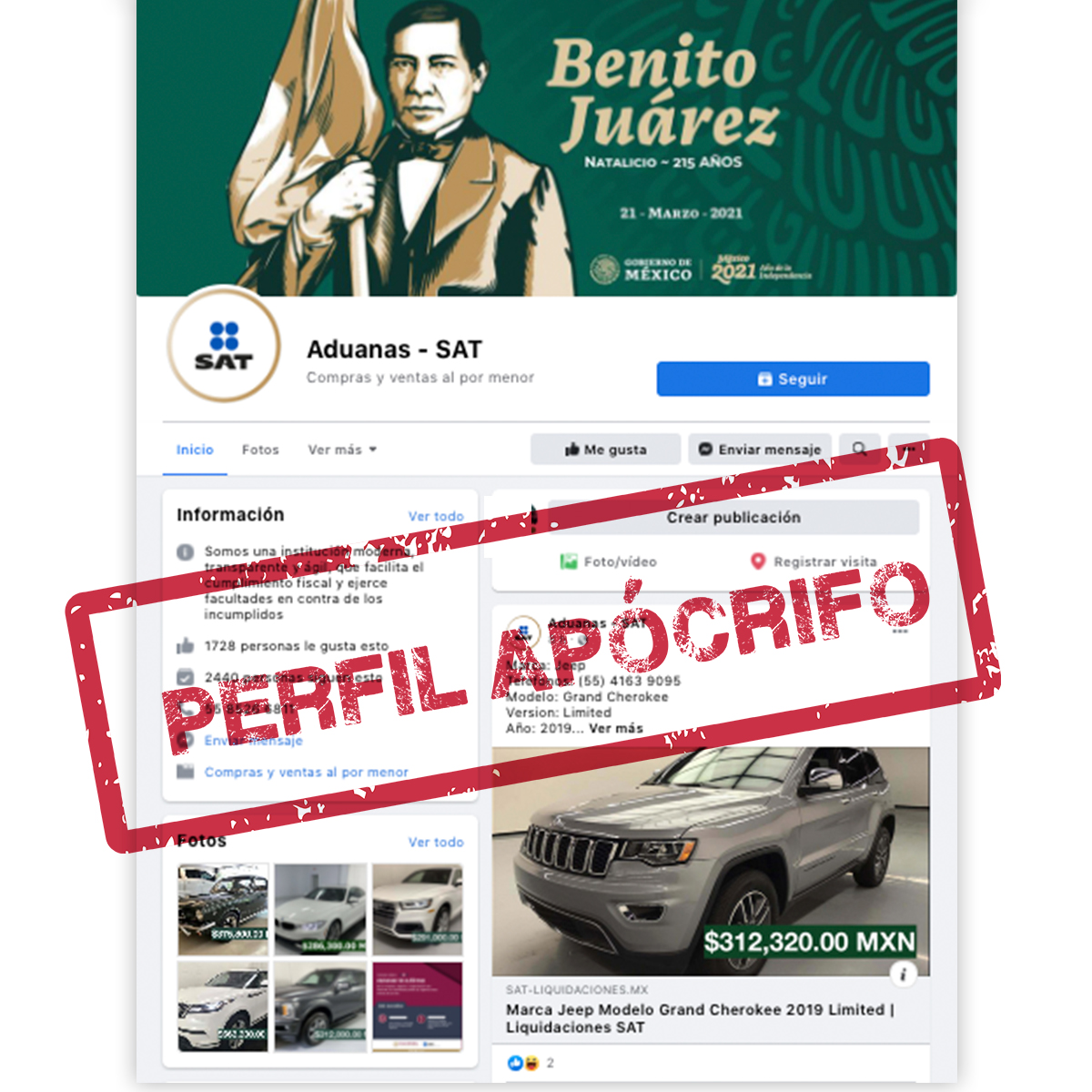 SATMX's tweet photo. ¡Mucho cuidado!
Asegúrate de que los perfiles y páginas del SAT que visitas sean oficiales:

Portal: https://t.co/nPPFCdMnwQ
Facebook: https://t.co/ZmnYBYq9aO
Twitter: https://t.co/97GB232Lx7
Instagram: https://t.co/Md4zZFeO2C
YouTube: https://t.co/yfcf1cYcYL https://t.co/9PmN5317pQ