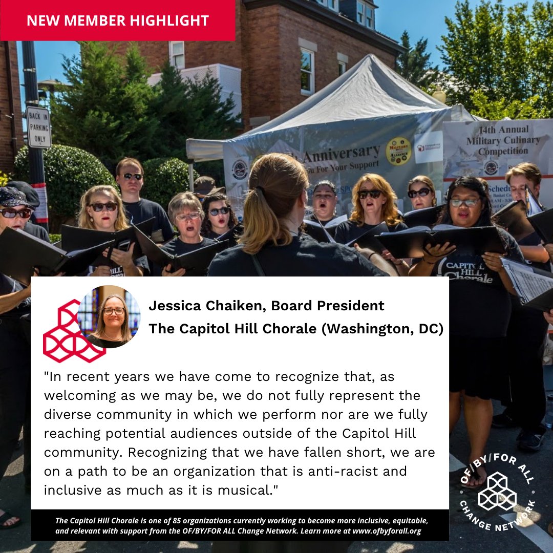 The Capitol Hill Chorale singers perform outdoors.
