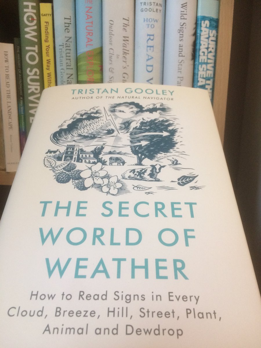 Happy publication day @NaturalNav This just arrived and looking forward to getting started! #secretworldofweather #naturalnavigation #outdoorclues #TheSecretWorldofWeather