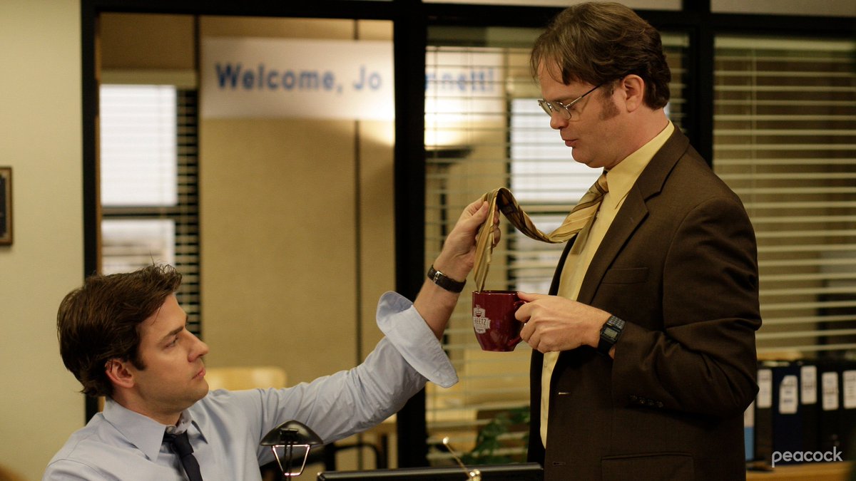 Dwight and Jim on  @theofficetv