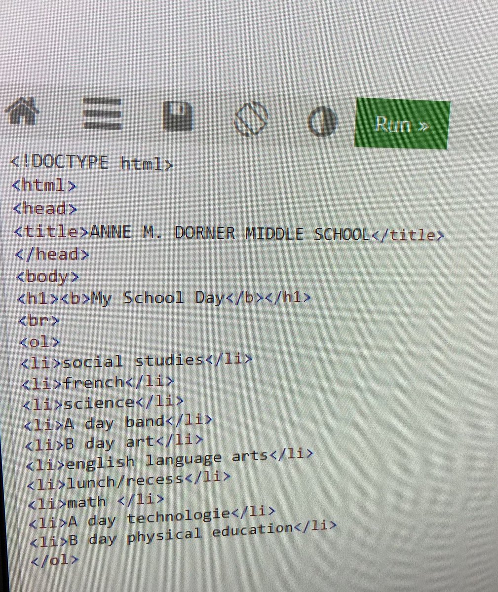 psherman4's tweet image. 7th grade students are designing websites using &lt;html&gt; (hyper text markup language) ⌨️🤖 behind the scenes of every website is HTML! #edtech #expertprogrammers #opride #AMDrocks