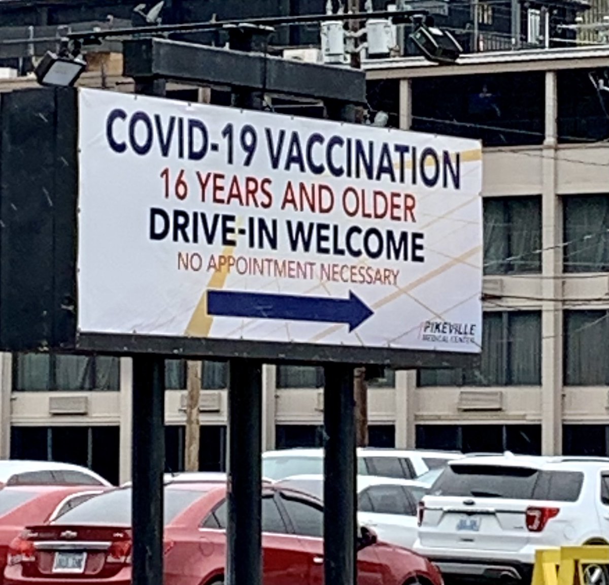 AngieHatton16's tweet photo. U.S.Senator Mitch McConnell spoke at Pikeville Medical Center. He congratulated Pike County for leading all Kentucky counties in COVID 19 vaccination rates. He said he’s hearing Republican men and women of child-bearing age are the groups more likely to resist vaccination. 1/2 https://t.co/gL0Ei8Lady