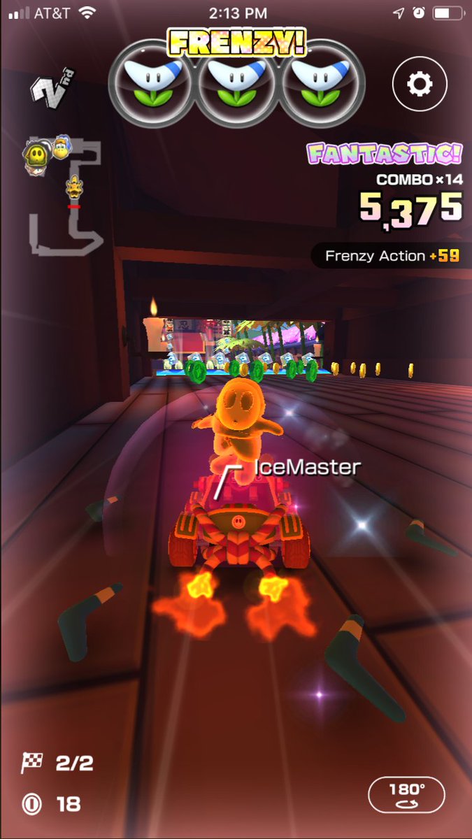 BeeepMr's tweet photo. @mariokarttourEN did it. Finally. Sweeping the floor in upper level, ninja hideaway coin room. #NinjaHideaway https://t.co/MPkYTX2Tjz