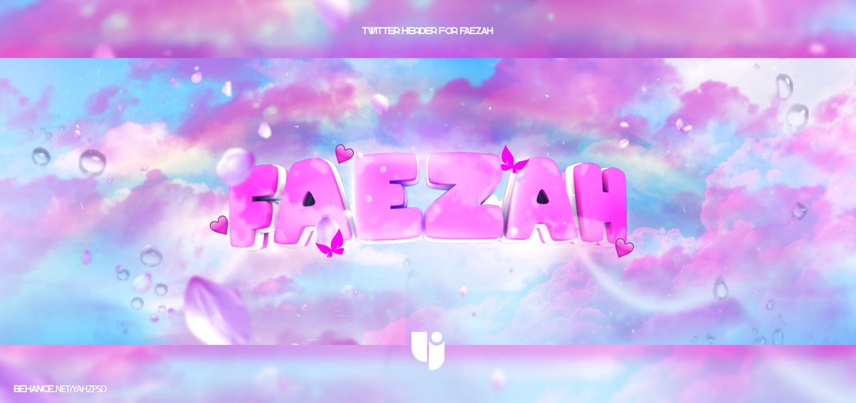 twitter header for a client faezah
likes and rts appreciated :)<3