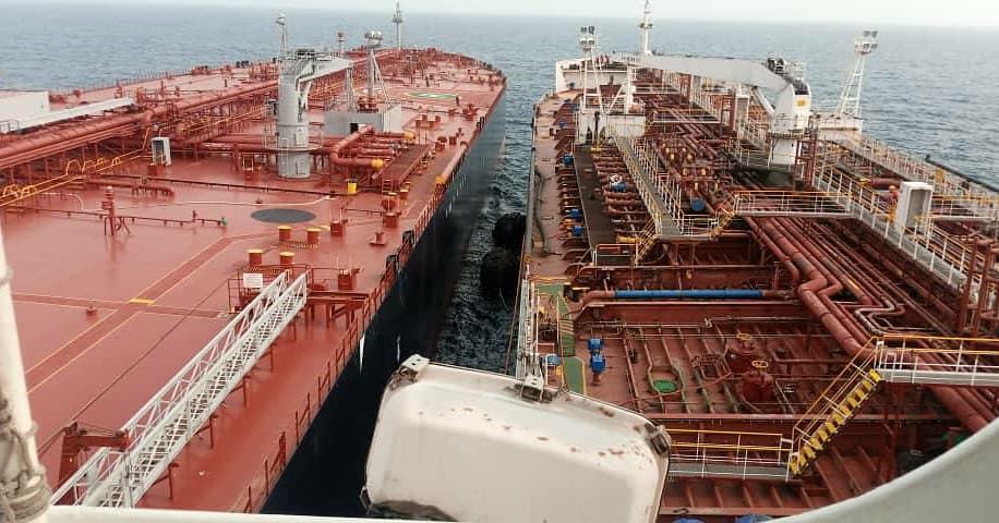 GlenstarLtd's tweet photo. Operational Update: Completed

Completed STS operation offshore Lome between MT SL AREMU EX MT HUNTER DISEN.

#Glenstarmarine 
#marineoperations 
#shiptoshipoperations 
#marinetraffic 
#OCIMF https://t.co/5SJQl8mEXt