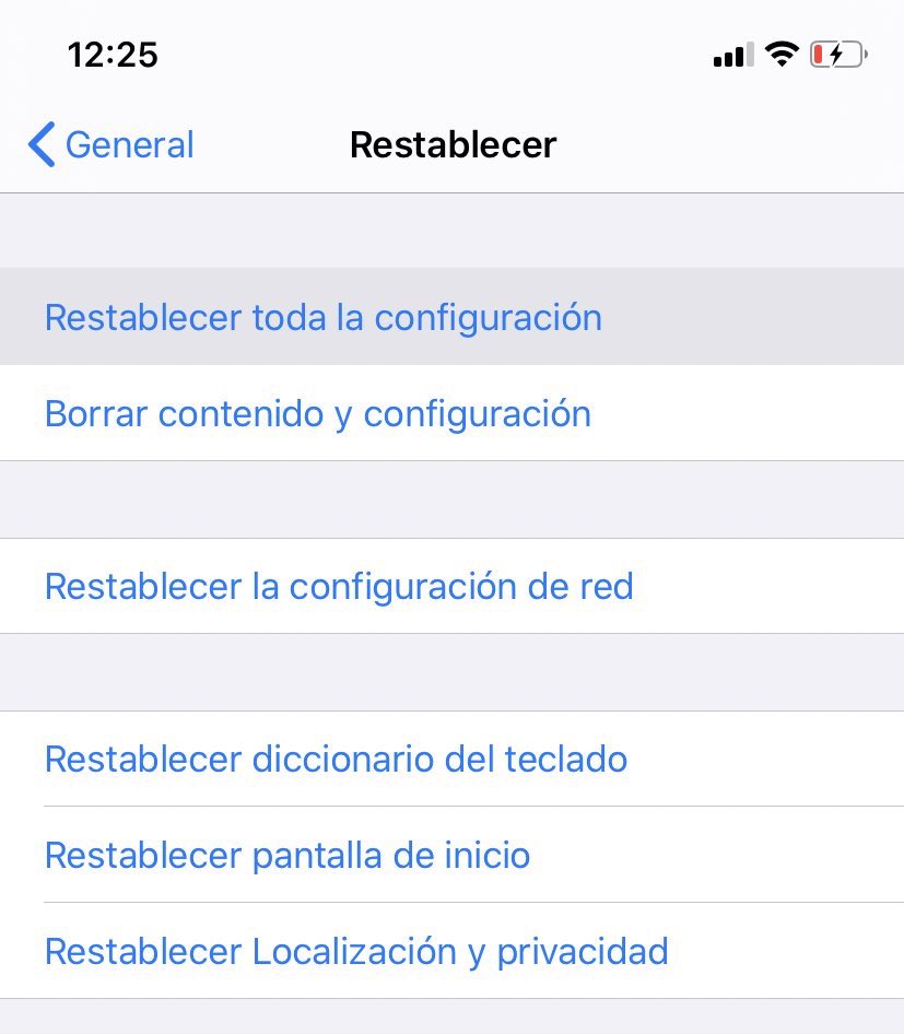 91contreras's tweet photo. @Gamalielriver12 @CastroiOS2 Restablece la configuración en ajustes. La primera opción. https://t.co/C3yJtfhW8o