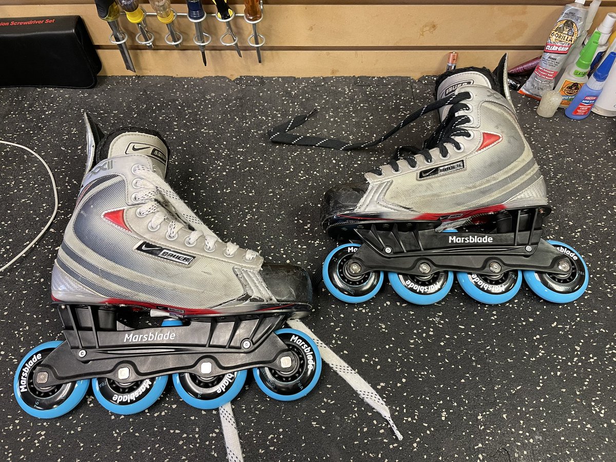 EdgetekHockey's tweet photo. First time roller conversion of the season!! Stop in and gear d up for spring hockey today!
#yourhockeyfamilyisourfamily
#rollerconversion https://t.co/U0G75lB3cG