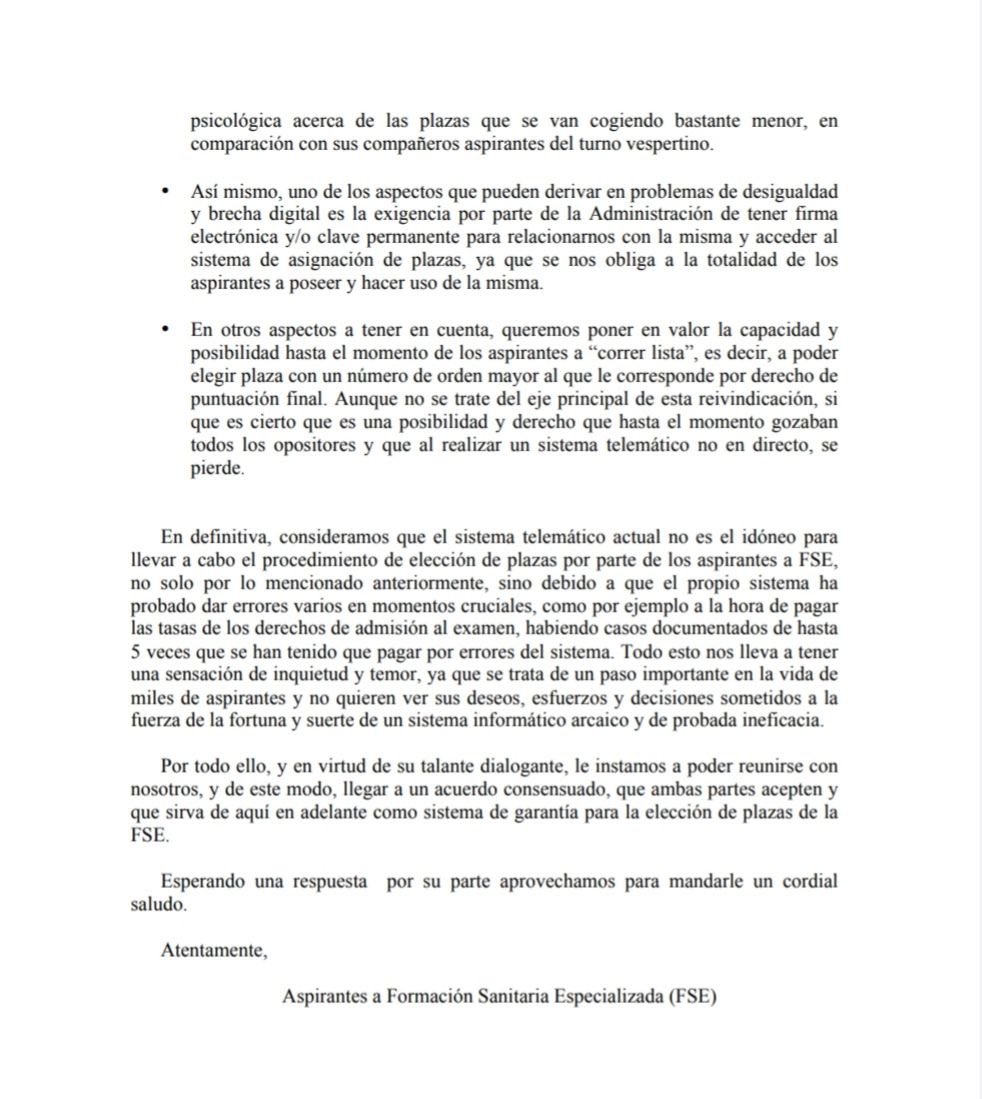FSEunida's tweet photo. Desde FSEunida hemos enviado esta carta al Director de Ordenación Profesional del Ministerio de Sanidad, para hacerle saber nuestros temores e inquietudes acerca de la elección telemática @CarolinaDarias @sanidadgob @MUDmedicos @cesm_sindicatos @amytsmedicos @AsociacionMIRe https://t.co/jjRJ79Qe6c