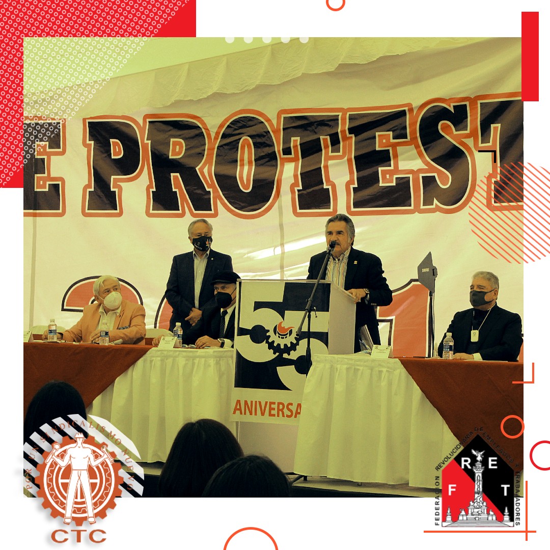 FretNacional's tweet photo. #PorUnaReciprocidadLaboral
“Regresar el poder de organización a la clase trabajadora y a fortalecer a todas las organizaciones del Congreso del Trabajo” - @ReyesSoberanisM, Presidente del Congreso del Trabajo, periodo del 2021-2023. https://t.co/DL6WTfQttU