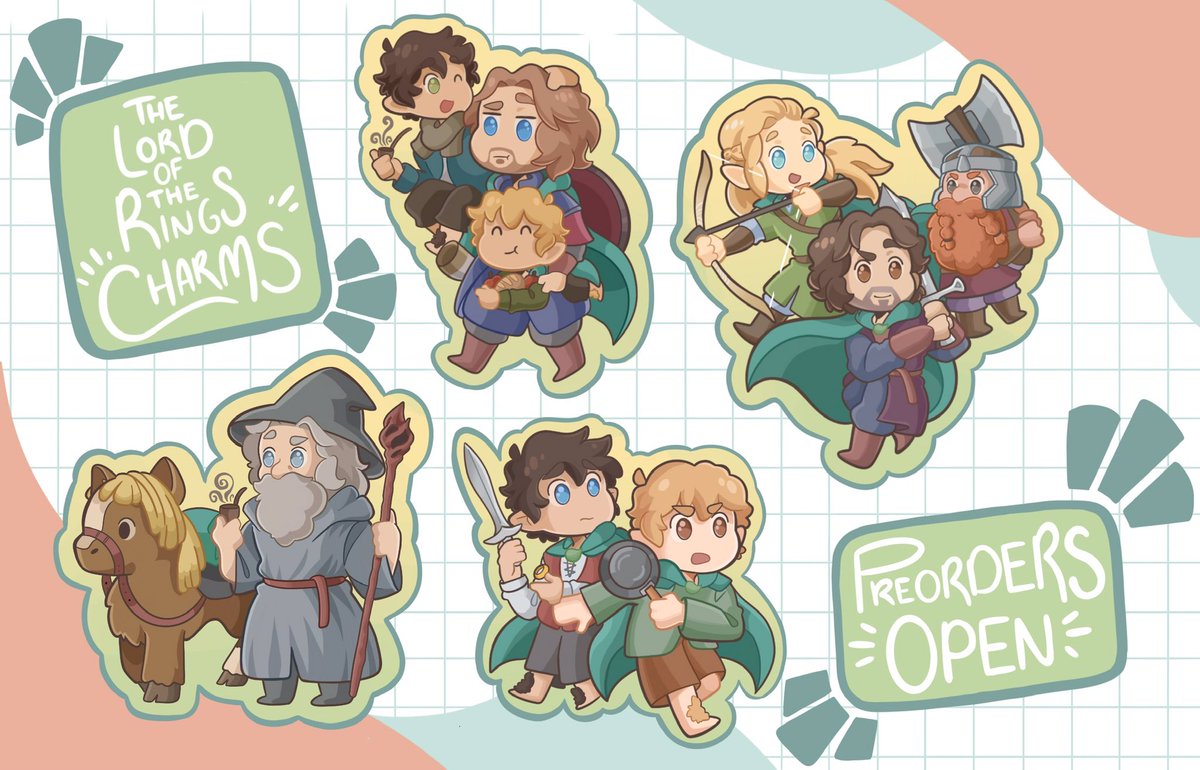 tnerdyalchemist's tweet photo. ✨New Lotr Charms are up for preorders :D ✨
Pls share amounts you lotr friends! If these guys do well I would love to do characters from the Hobbit and more from Tolkien’s
Close ups and more info down in thread below ☺️👇
#LOTR #LordOfTheRings #lotrart #lotrmerch https://t.co/6AjBDoSlrk