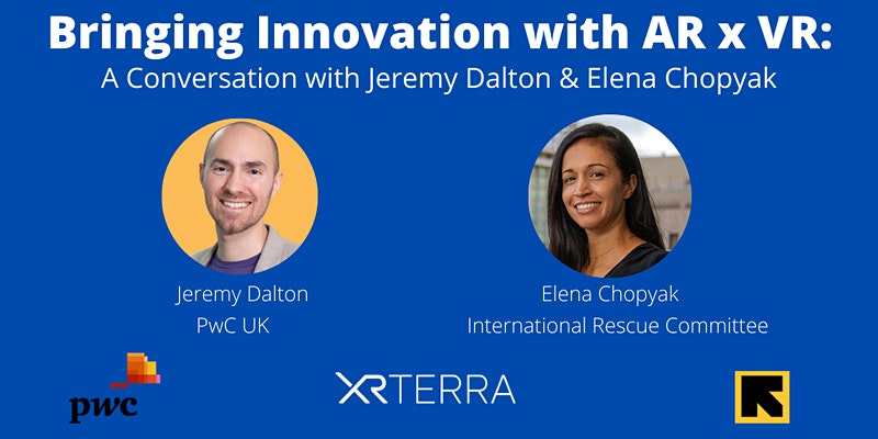 Thanks to <a href="/PwC_UK/">PwC UK</a>'s <a href="/JeremyDaltonXR/">Jeremy Dalton</a> and <a href="/RESCUEorg/">IRC - International Rescue Committee</a>'s <a href="/Echopyak/">Elena</a> for a fantastic event.  We appreciate all your shared knowledge and experience along with the interaction with our attendees. 

If you missed the event, we will have a short summary available soon.