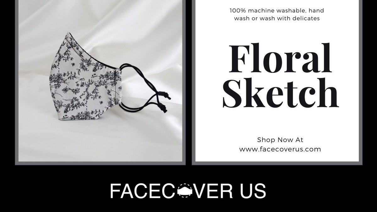 FaceCoverUS's tweet photo. The Floral Sketch!!
Shop now at https://t.co/T3R8xCp6Ry
#facecover #facemasks #facecoverings #giftidea  #supportlocal #madeforyou #facecovers #Spring2021 #Spring #fashionable #FaceCoverUS #WearAMaskSaveAlife https://t.co/n9z7AOxeKZ