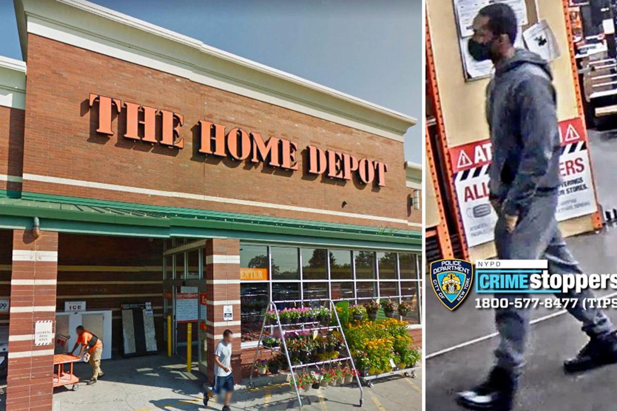 nypost's tweet photo. Video shows suspect who allegedly threatened to cut Asian man at Home Depot https://t.co/bYmq8qfPHm https://t.co/Yp1nHI2PGf