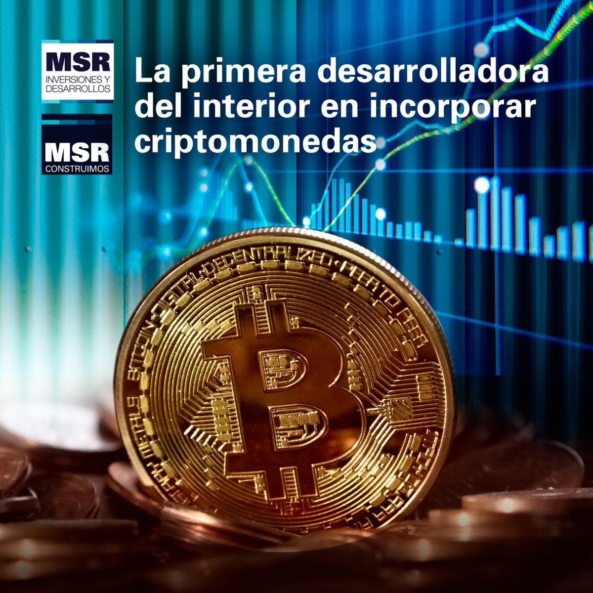 MSRconstructora's tweet photo. Acá estamos, innovación y mejora continua. Desde hoy tu MSR también es posible en criptomonedas. 

Incorporamos esta posibilidad a través de la plataforma Fiwind Professional Exchange.

Conocé los detalles en el siguiente link: https://t.co/LhsctGvyFG https://t.co/2hyLaS8LIR