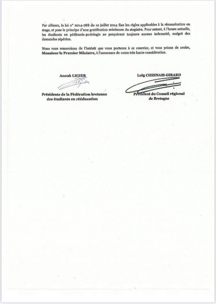 la_FeBER's tweet photo. La FéBER et la région Bretagne s’associent, dans une lettre commune, afin de lutter contre les précarités étudiantes. 🤝

Cette lettre à destination du premier ministre a pour objectif de faire ouvrir les yeux au gouvernement sur la situation des étudiants en rééducation. https://t.co/6mA60B9skw