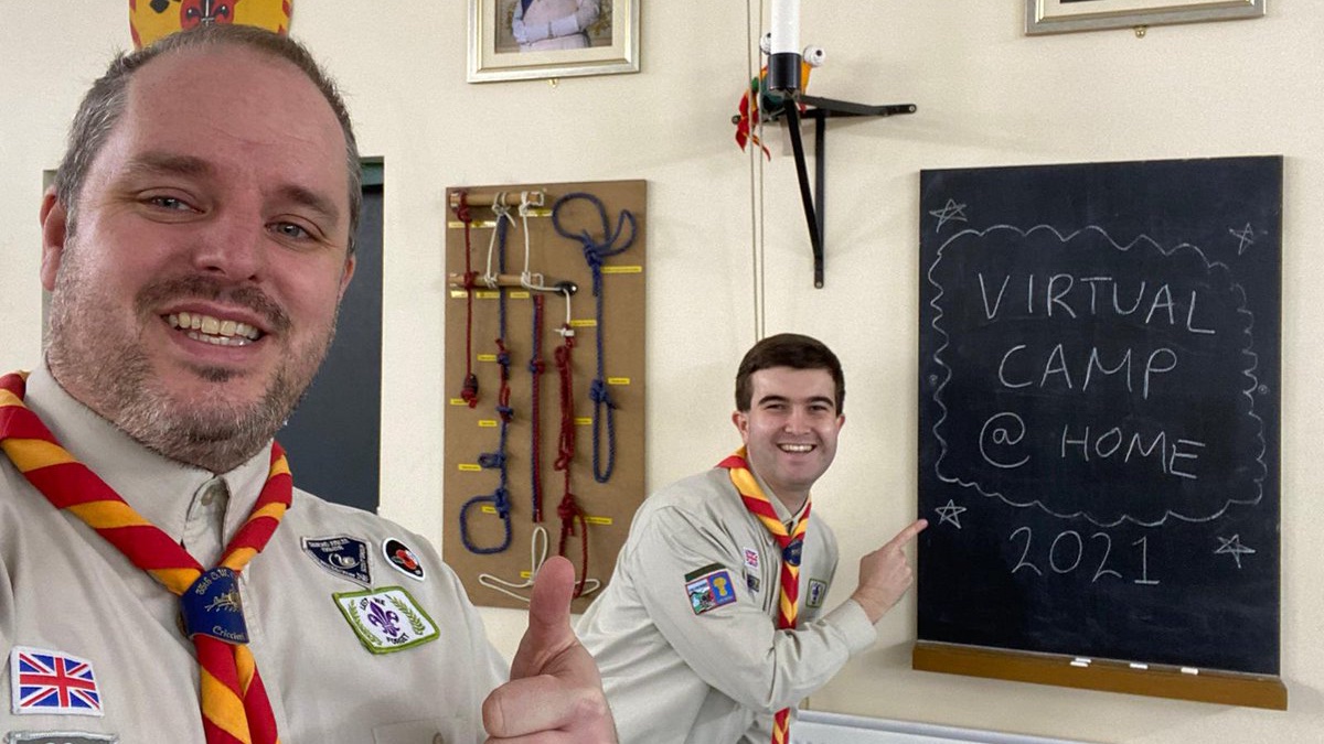 wistastonscouts's tweet photo. 30 minutes till launch... 🚀
Who's ready for #campathome35? @smithybop and @_tomaustin are 🙋
Let's see those uniform selfies ready for our opening ceremony! 🤳 https://t.co/vu4GvLWxoI