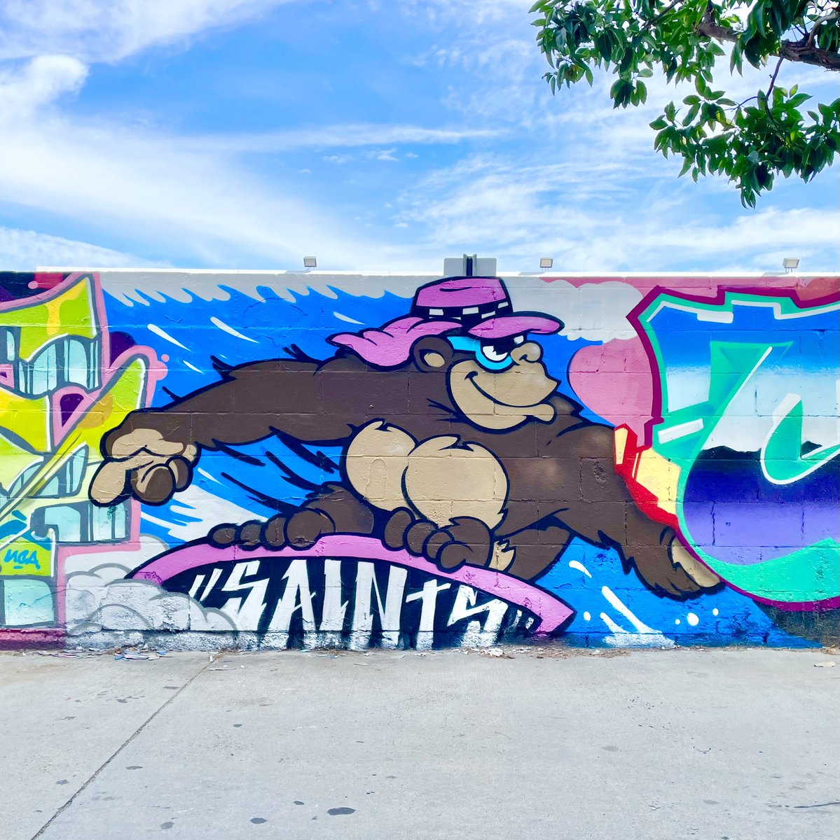 oneSAINTS_'s tweet photo. My graff characters inspired by the legend @SteveNazarArt ✍🏽🎨 #stevenazar #thrillakrew #surf #skate #brand #surfculture #beach #lifestyle #graffiti #character #TheHardCore #in2Win #onesaints 🏄🏻♀️ https://t.co/50tZ9d4xhk