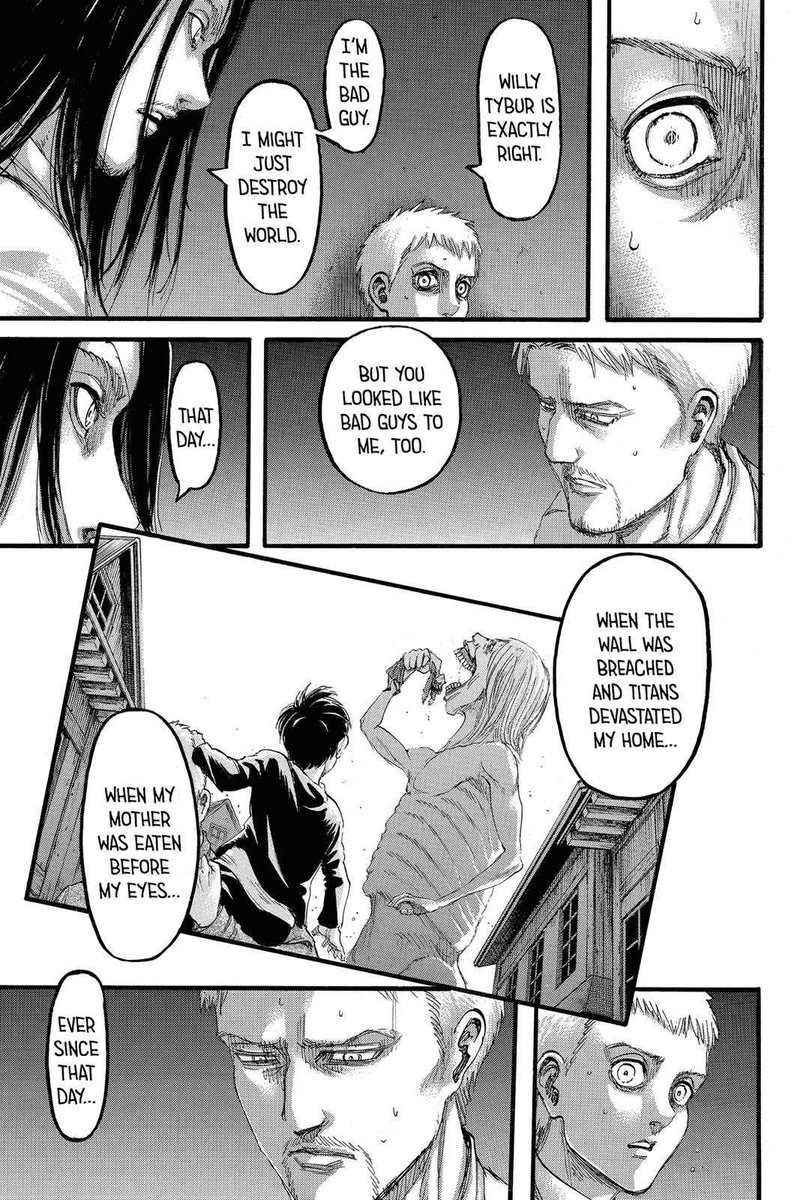 Yes... Eren has always been emotionally unstable, a person who wears his heart on a sleeve. But the story led u to believe that unlocking the AoT memories had forced Eren to mature to see things from multiple perspectives (convo with Reiner).  #aot139spoilers
