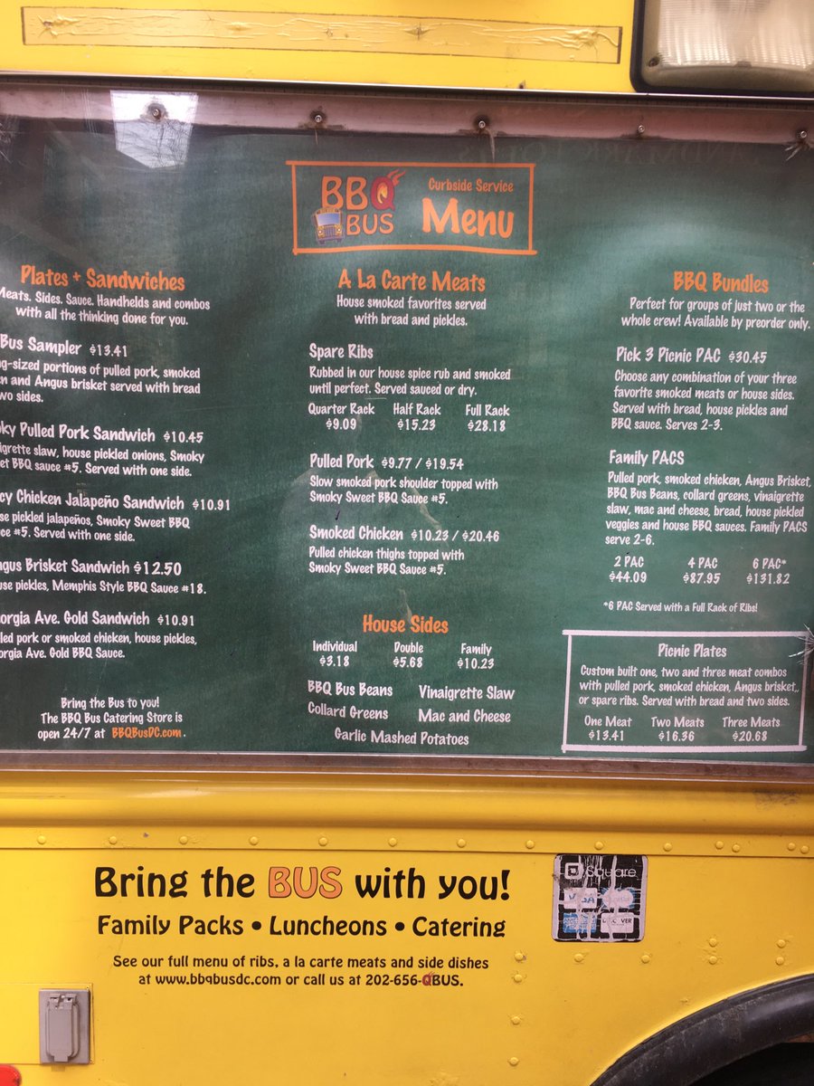 Come on down and enjoy some of the BBQ Bus #Senate Square