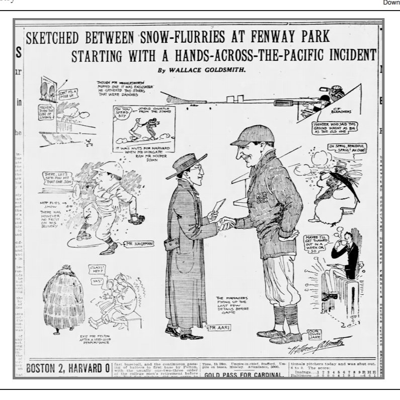 BaseballandLaw's tweet photo. The 1st games played @fenwaypark & #EbbetsField were on April 9
1912, @RedSox beat @HarvardBaseball, 2-0, in a snow filled exhibition game before 3k fans
1913, @Phillies beat #Superbas (@Dodgers) 1-0 before 10k in frigid weather
#BaseballandtheLaw 9-10, 395, 474-75, 479, 483 https://t.co/OzDKK7wBEd