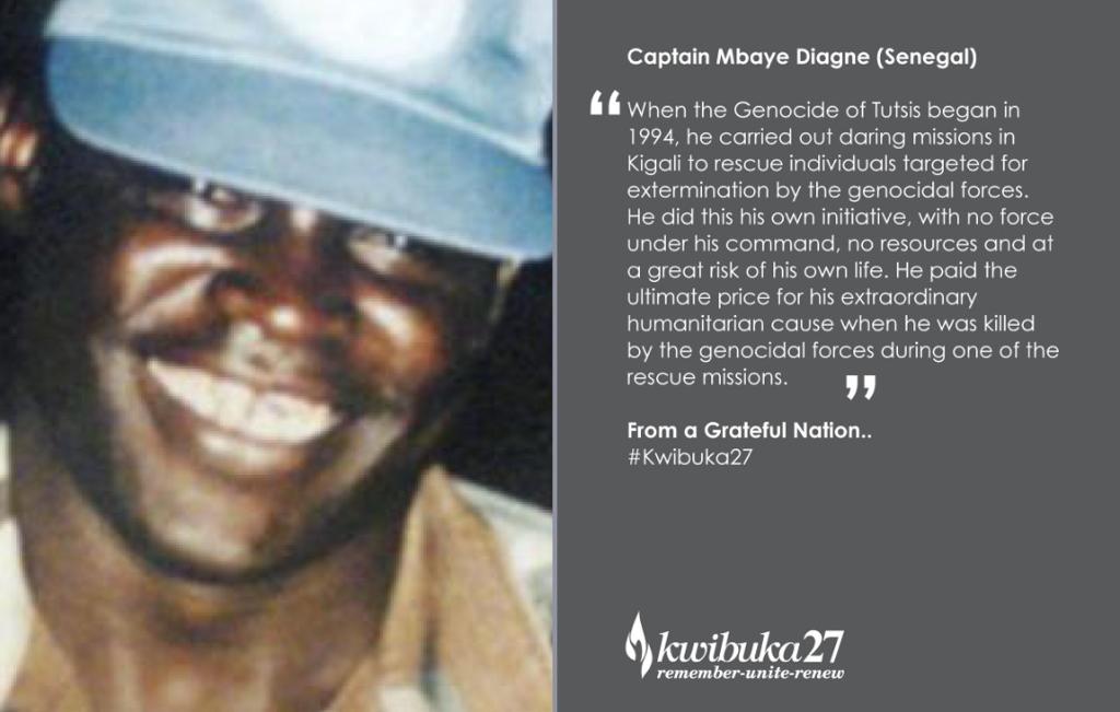 KwibukaRwanda's tweet photo. From a Grateful Nation... #Kwibuka27 https://t.co/at3jQq6vKD