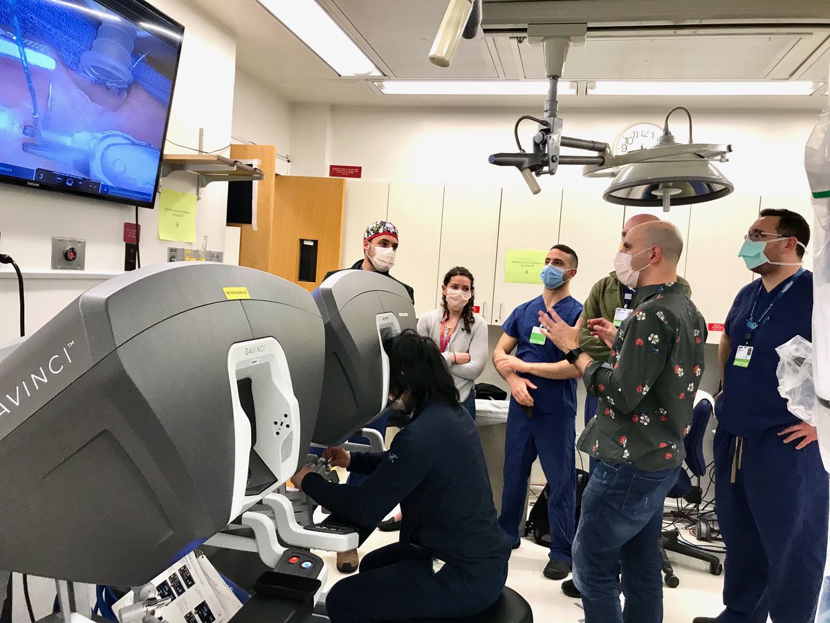 LaheyUro's tweet photo. More pics from robotic simulation session this AM with @marcmango1 and @CanesDavid https://t.co/8uUIQZDcKY