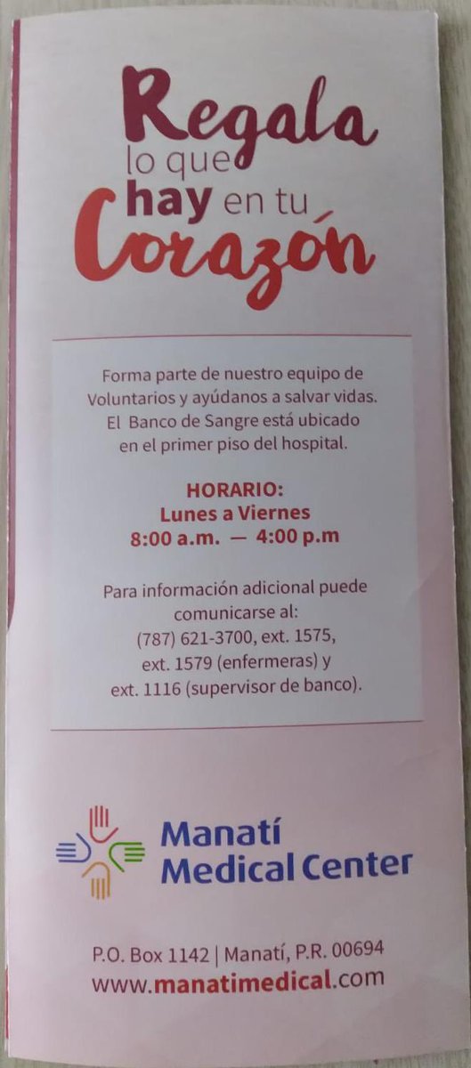 Se solicita sangre 🩸 para el paciente Joel Vazquez info 787-621-3700 ext 1575  decir que va a donar a nombre de Joel Vazquez Tañon👇🏼Gracias🙏🏼