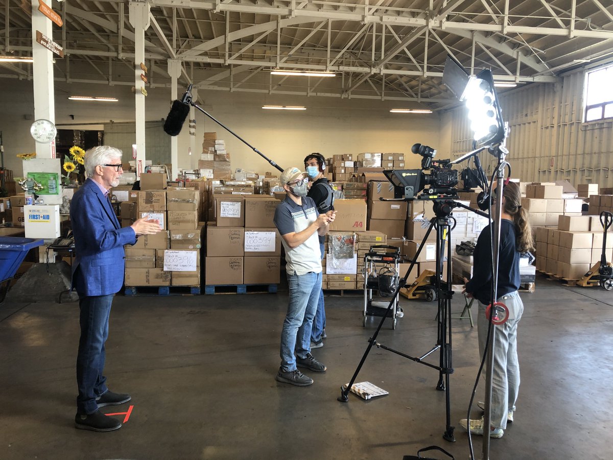 ShelterPartner1's tweet photo. Yesterday, we spent the day doing some filming for our upcoming Virtual Event with our host @FritzColeman. Here's some #behindthescenes looks at the process of putting together the show. #ShelterPartnership #fight4homeless @ZemmaProd https://t.co/50prR3k5Uy