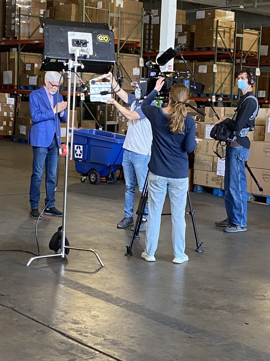 ShelterPartner1's tweet photo. Yesterday, we spent the day doing some filming for our upcoming Virtual Event with our host @FritzColeman. Here's some #behindthescenes looks at the process of putting together the show. #ShelterPartnership #fight4homeless @ZemmaProd https://t.co/50prR3k5Uy