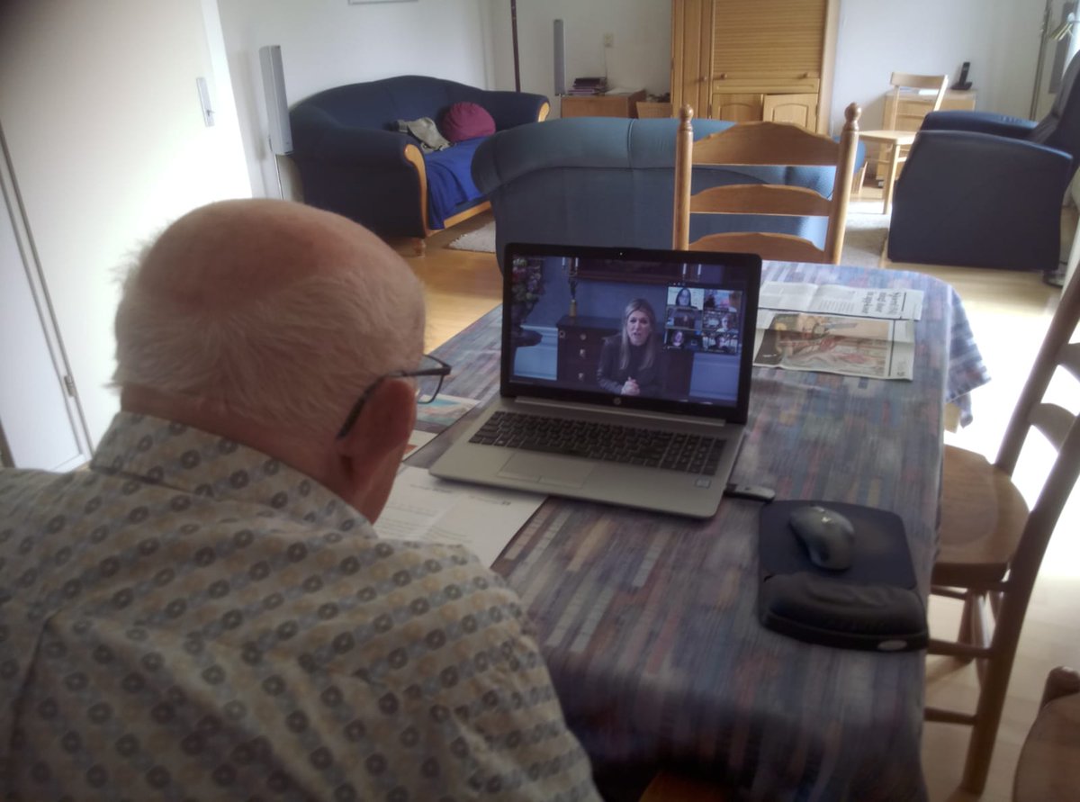 Hoog bezoek! Koningin Máxima bracht vanmiddag een online bezoek aan de Nederlandse koorsector. En Sjoerd van Dijk (94), koorlid van Zingen voor je Leven Heerenveen was namens Zingen voor je Leven daarbij aanwezig!
zingenvoorjeleven.nl
