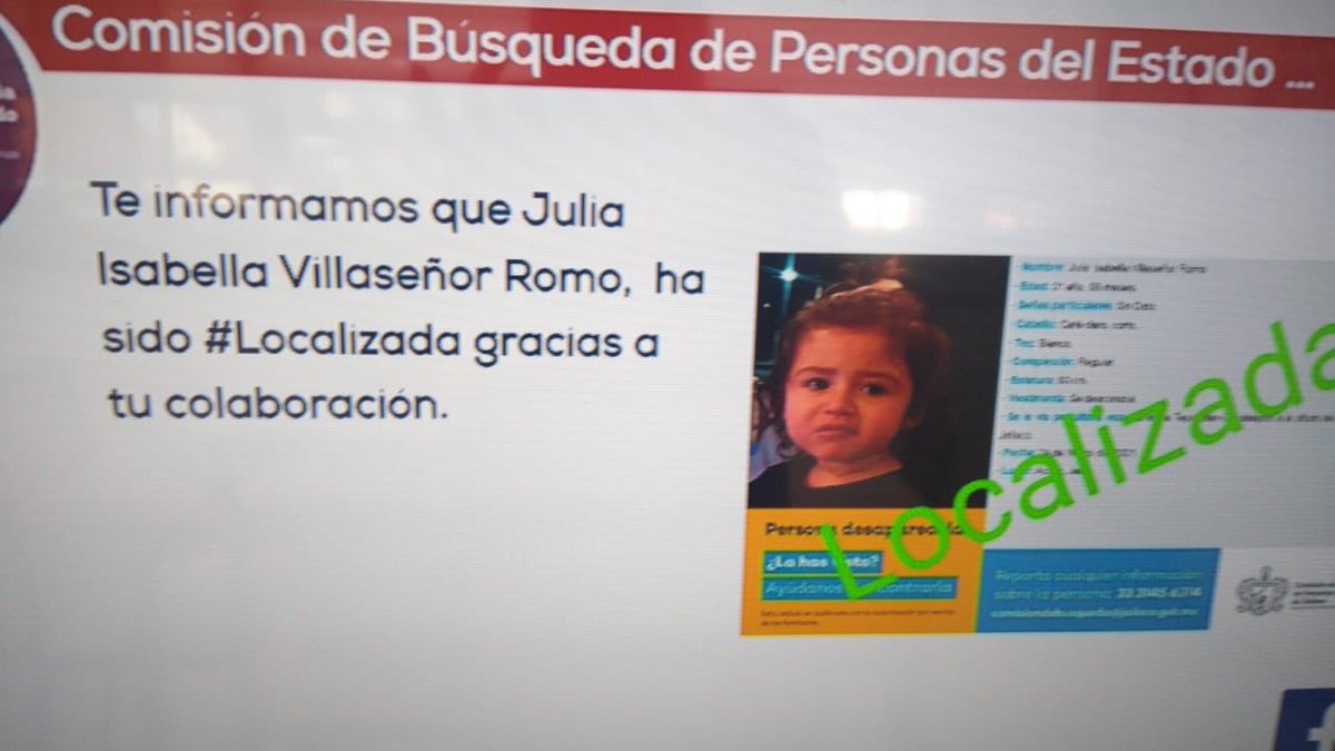 colette_fantin's tweet photo. #FamiliaVillasenorLosBuscamos ¡ya encontraron a la chiquita faltan los demás! https://t.co/jtlL0m1UZy