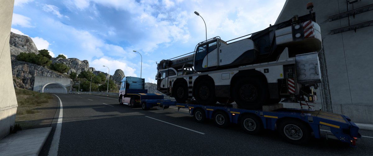 PlasmaWyrm's tweet photo. The back roads of Iberia are nice! #CruisingIberia #ETS2 #EuroTruckSimulator2 #RenaultTrucksEvolution  @SCSsoftware @RenaultTrucksCo  @fm_drivers https://t.co/stfkecXLhv