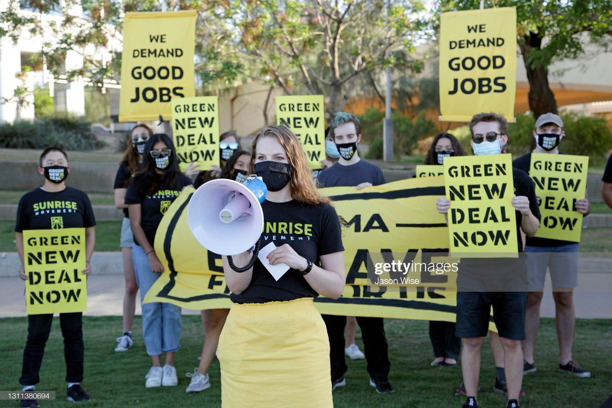 Yesterday we called on @SenatorSinema to be brave, fight for us, and sign the #GoodJobsForAll pledge. Ready to fight with us? Join us next Wednesday for our welcome call! smvmt.us/tempewelcome