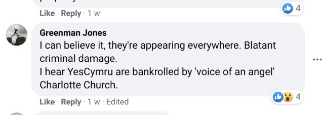 Osian Hedd Pennar (@osianhedd) on Twitter photo “YesCymru is bankrolled by ‘voice of an angel’ <a href="/charlottechurch/">Charlotte Church</a>” is definitely going on my “favourite rumours ever” list 🏴🎶 “YesCymru is bankrolled by ‘voice of an angel’ <a href="/charlottechurch/">Charlotte Church</a>” is definitely going on my “favourite rumours ever” list 🏴🎶