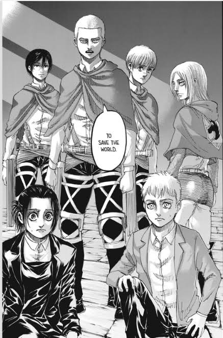 I think I don't need to elaborate why this is peak comedy and undermines the entire concept behind the alliance's stand against Eren.  #aot139spoilers