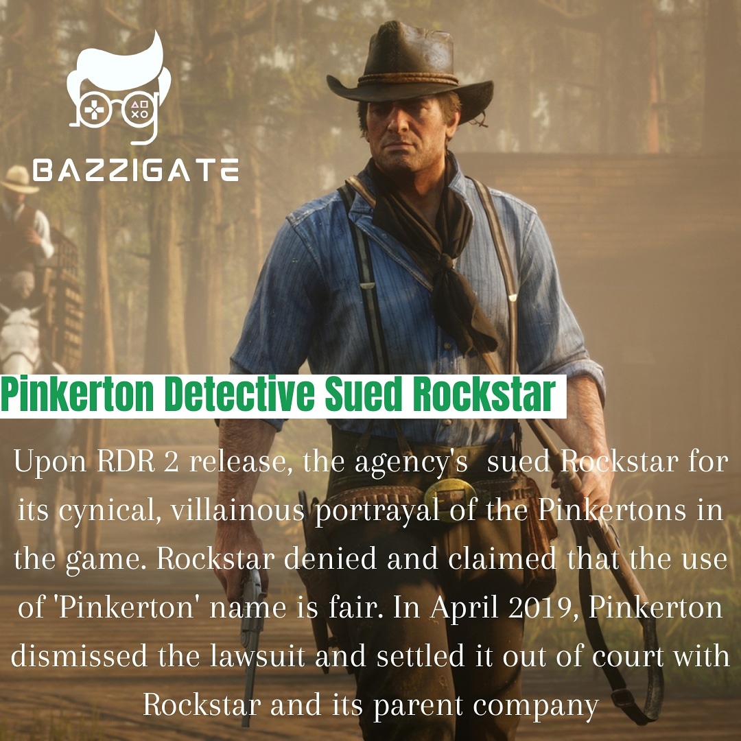 bazzigate's tweet photo. Pinkerton sued Rockstar for cynical and villainous portrayal.
#Detective #game #games #gaminginfo #gamedev #agency #mobilegames #RedDeadRedemption2 #reddeadredemptiom #news #gaming #gamingcommunity #gamingcommunity #GamingPC #information #Shocking #court #HighCourt #sued #l4l https://t.co/L89adrUxoW