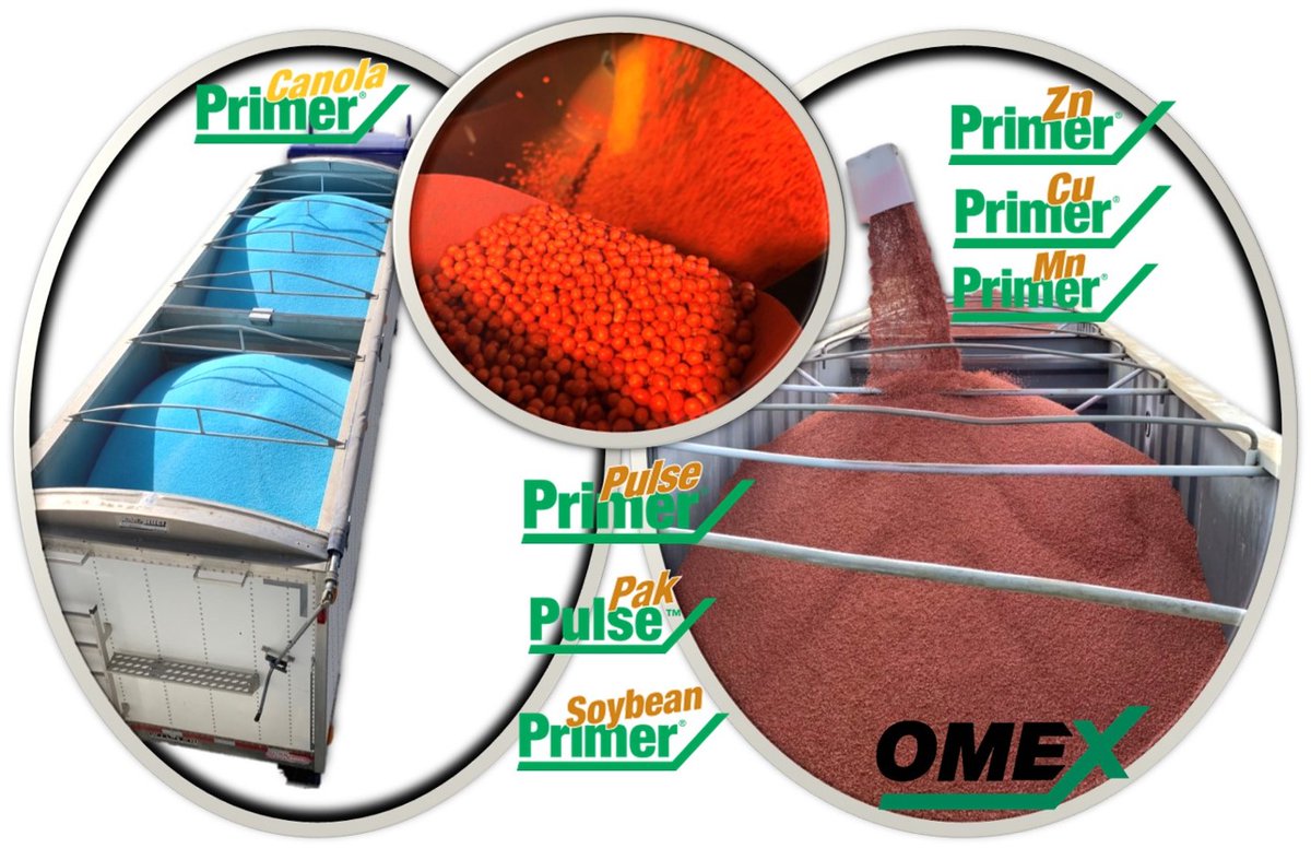 omexag's tweet photo. No matter the crop you are growing in 2021 or the seed treatment you are using #OmexCanada #Primers allow you to balance the seed nutrient density and improve establishment and root growth under either dry conditions or wet and cold soils. #Plant21 #Seeding21 #TheFirst30Days https://t.co/7QF7Qx5wZK